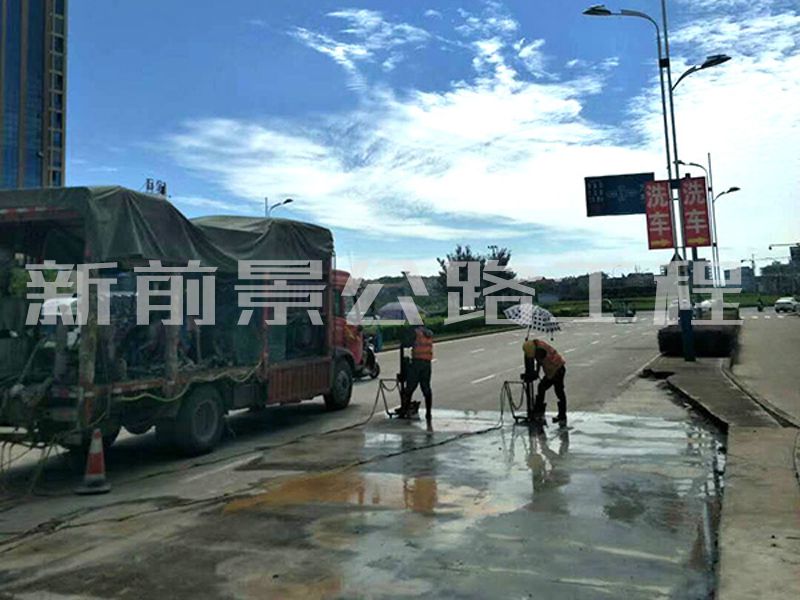 公路壓漿鉆孔施工