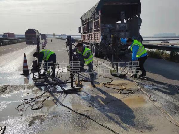公路鉆孔施工