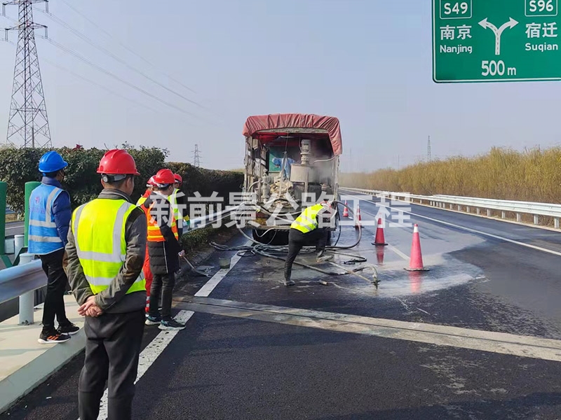 公路壓漿施工
